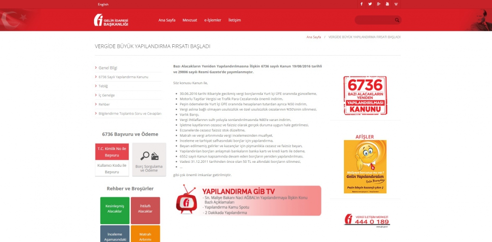 Vergi Borcu Yapılandırması İnternet Üzerinden Başvuru Yapma 1