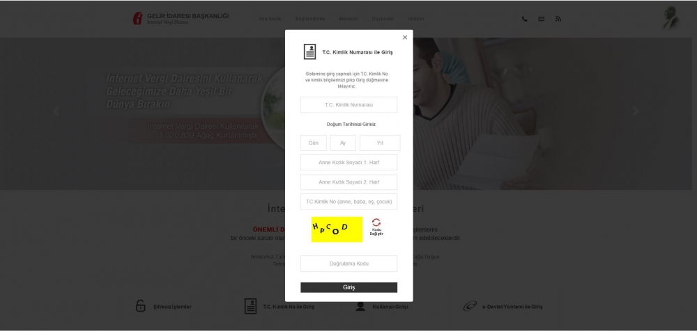 Vergi Borcu Yapılandırması İnternet Üzerinden Başvuru Yapma 2