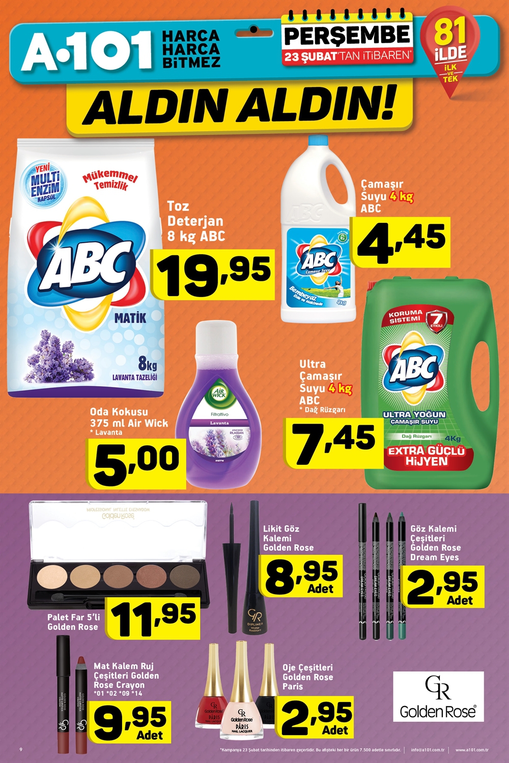 A101 23 Şubat 2017 aktuel A101 kataloğu 4