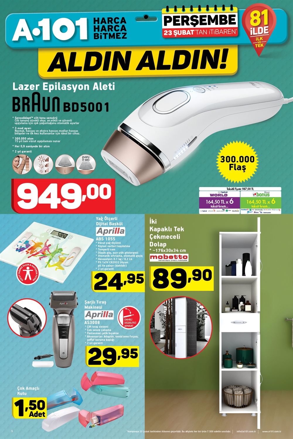 A101 23 Şubat 2017 aktuel A101 kataloğu 8