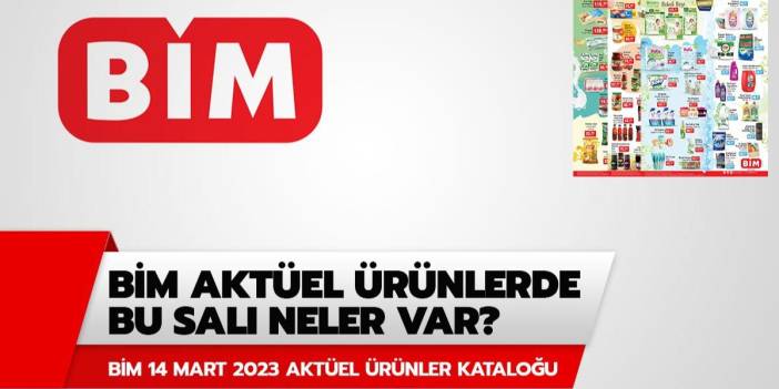 BİM'e bu hafta salı günü neler gelecek? BİM 14 Mart 2023 aktüel ürü