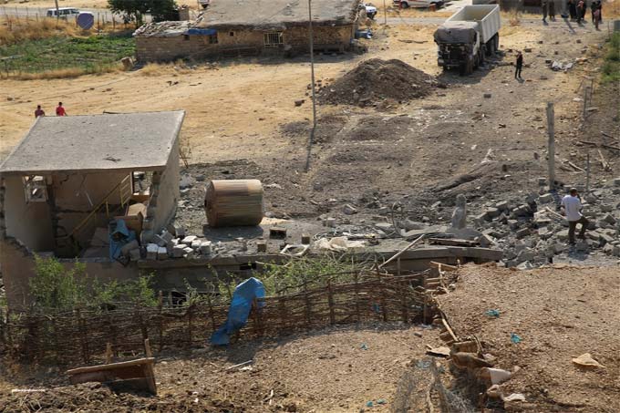 TSK'nin bombaladığı Zergelê köyünden ilk Görüntüler 19
