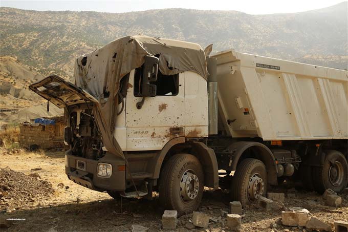 TSK'nin bombaladığı Zergelê köyünden ilk Görüntüler 3