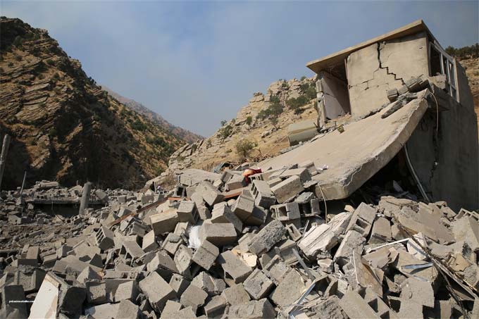 TSK'nin bombaladığı Zergelê köyünden ilk Görüntüler 7