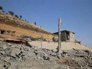 TSK'nin bombaladığı Zergelê köyünden ilk Görüntüler