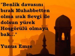 Resimli Güzel Yunus Emre Sözleri