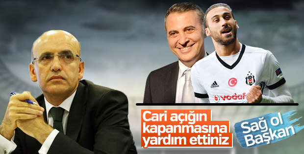 Mehmet Şimşek: Cenk ve Beşiktaş'ı tebrik ederim