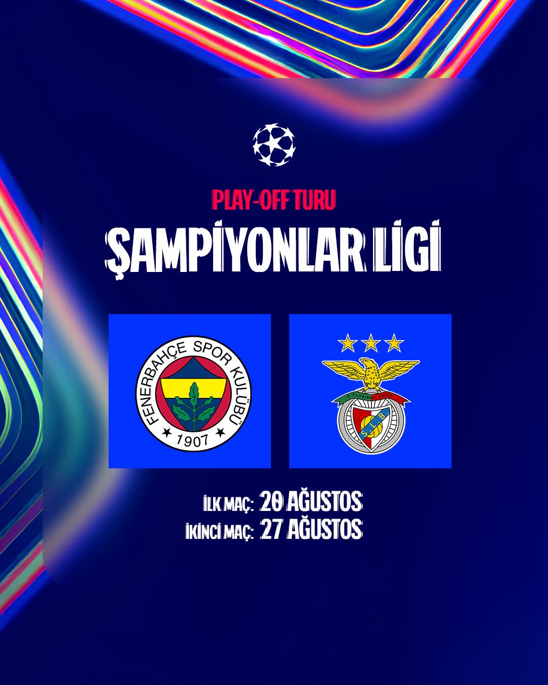 Fenerbahçe'nin rakibi Benfica oldu.