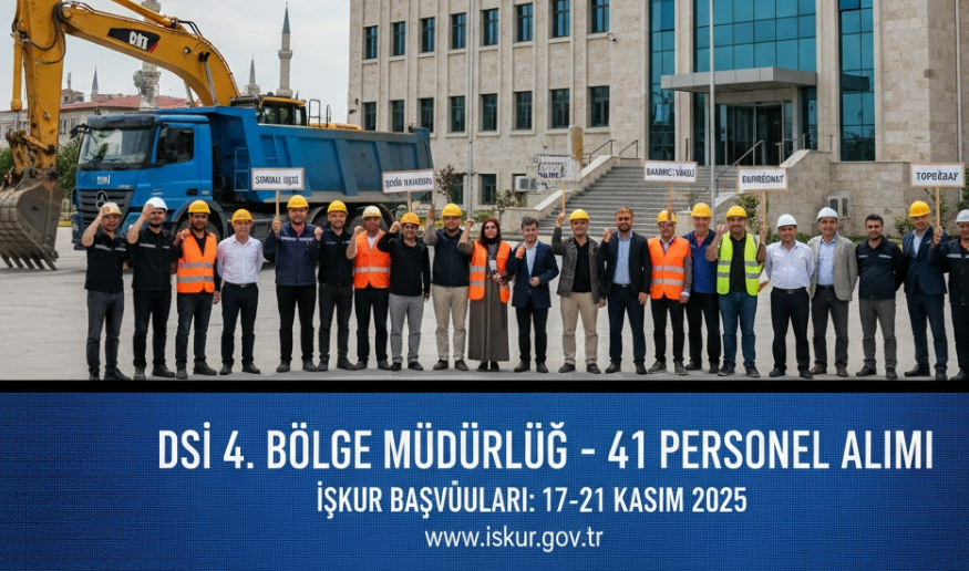 DSİ Konya'ya 41 Yeni Personel Alımı! İŞKUR Başvuruları Başladı