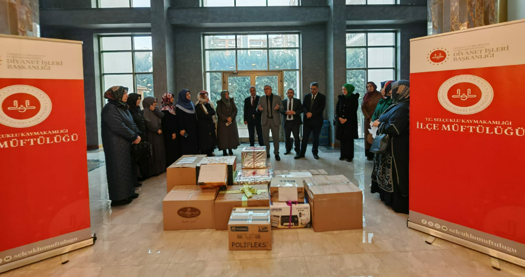 Selçuklu Müftülüğünden Hatay Kur'an Kurslarına Anlamlı Destek: "İyilik İyi Gelir" Projesi Devam Ediyor