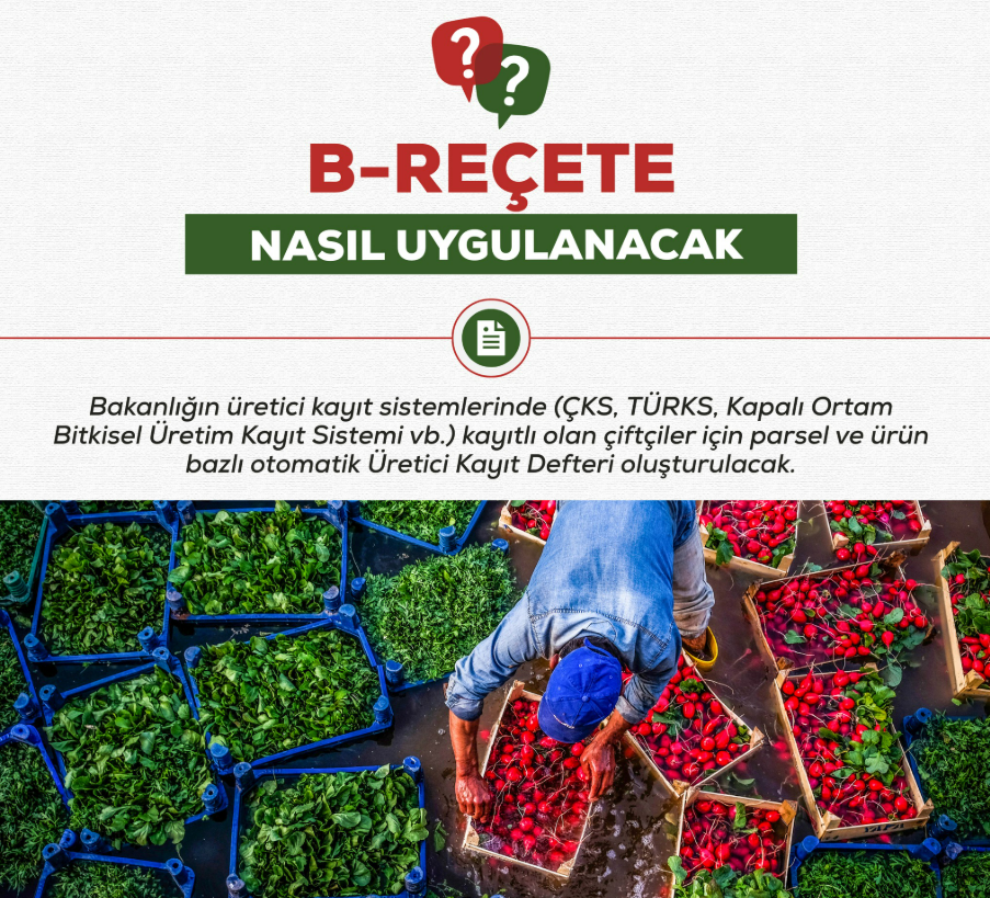 B-Reçete Sistemi Devrimi Başladı: Tarım İlaçları Kullanımına Sıkı Takip!