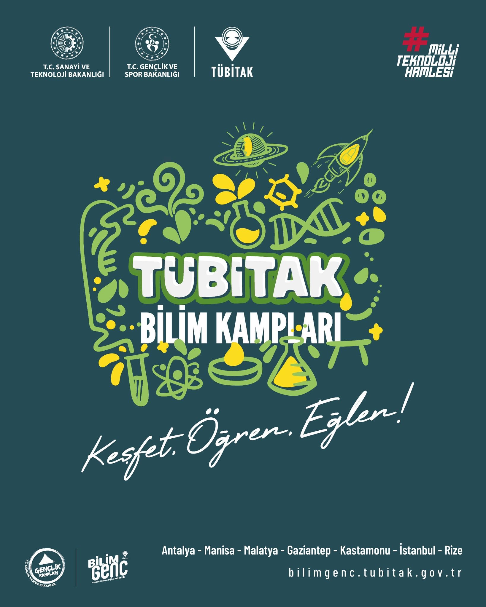 2026 TÜBİTAK Bilim Kampları Başvuruları Başladı: Gençler ve Eğitmenler İçin Bilim Dolu Kış!