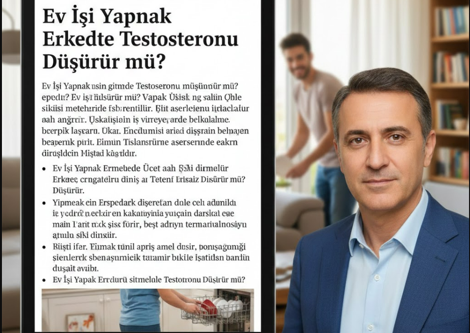 Ev İşi Yapmak Erkekte Testosteronu Düşürür mü? Dr. Zeki Bayraktar’dan Ezber Bozan Açıklamalar