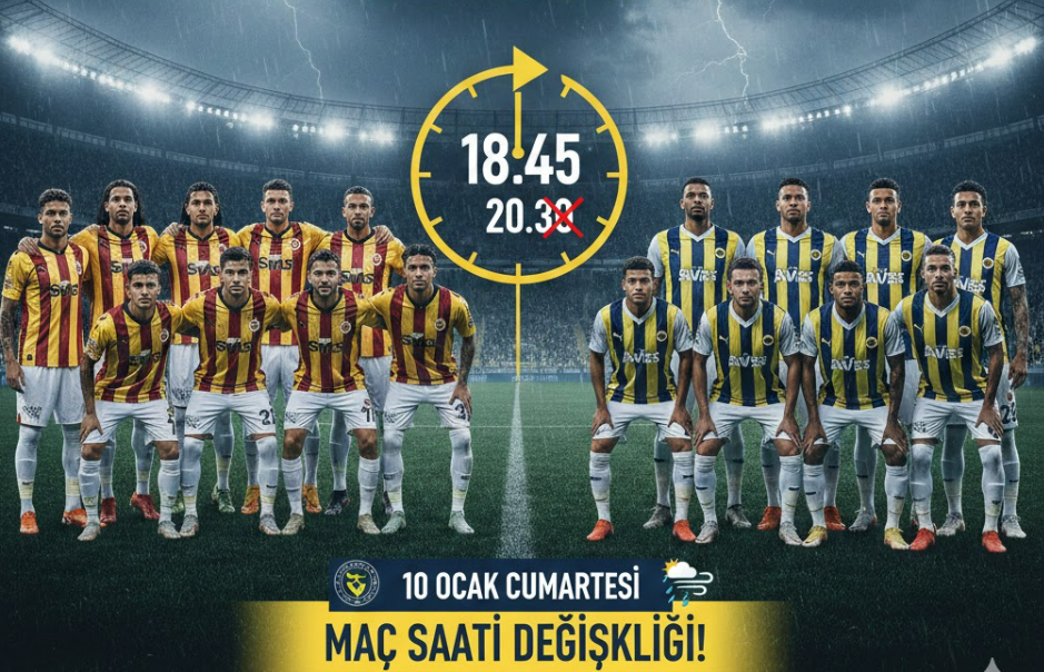 Süper Kupa Finalinde Saat Değişikliği: Galatasaray - Fenerbahçe Maçı Saat Kaçta Başlayacak?