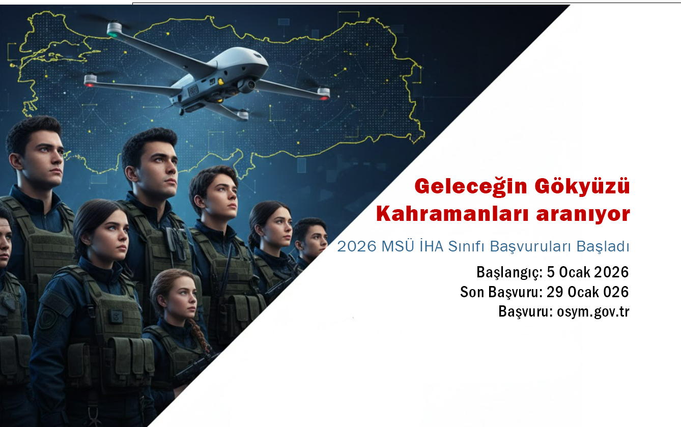 Geleceğin Gökyüzü Kahramanları Aranıyor: 2026 MSÜ İHA Sınıfı Başvuruları Başladı!