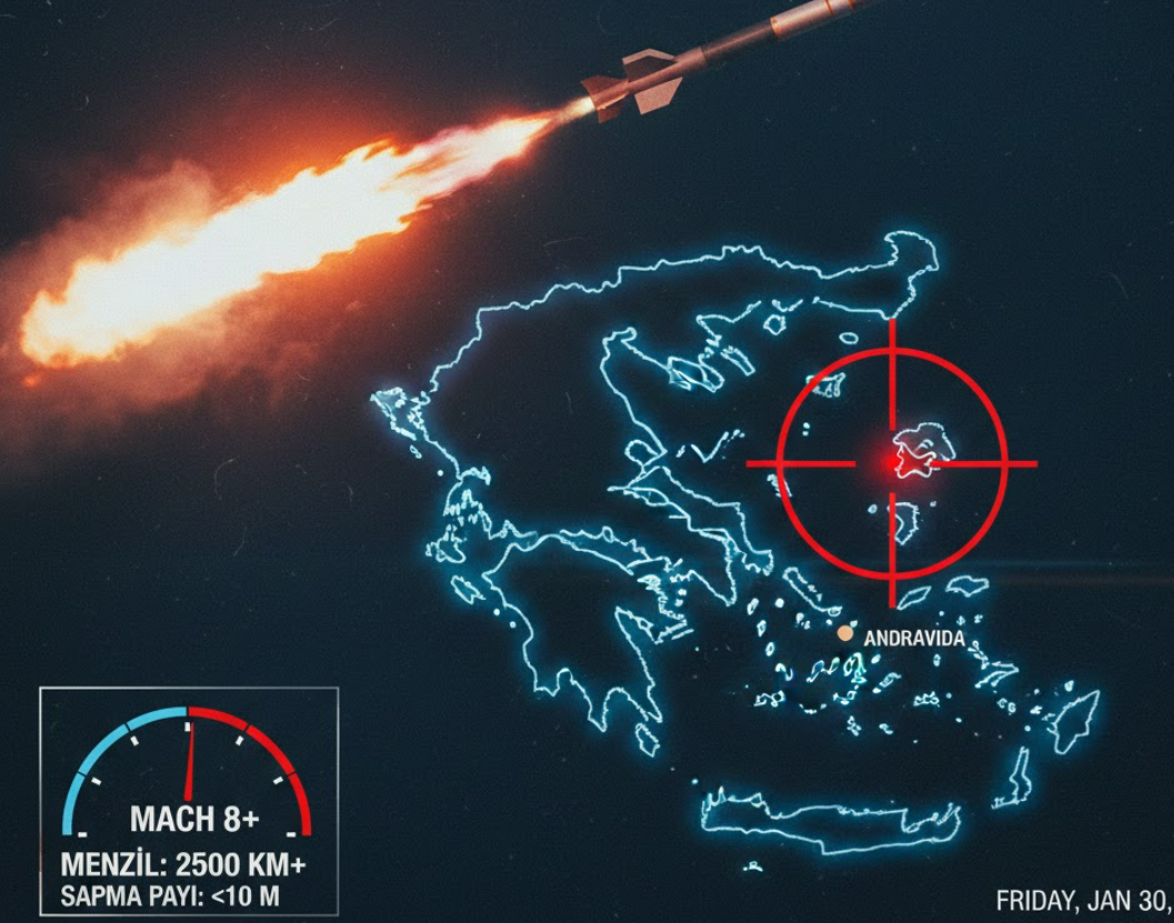 Yunan Medyasında "Tayfun" Paniği: 2.500 KM Menzil ve Mach 8 Hız Dengeleri Değiştiriyor!