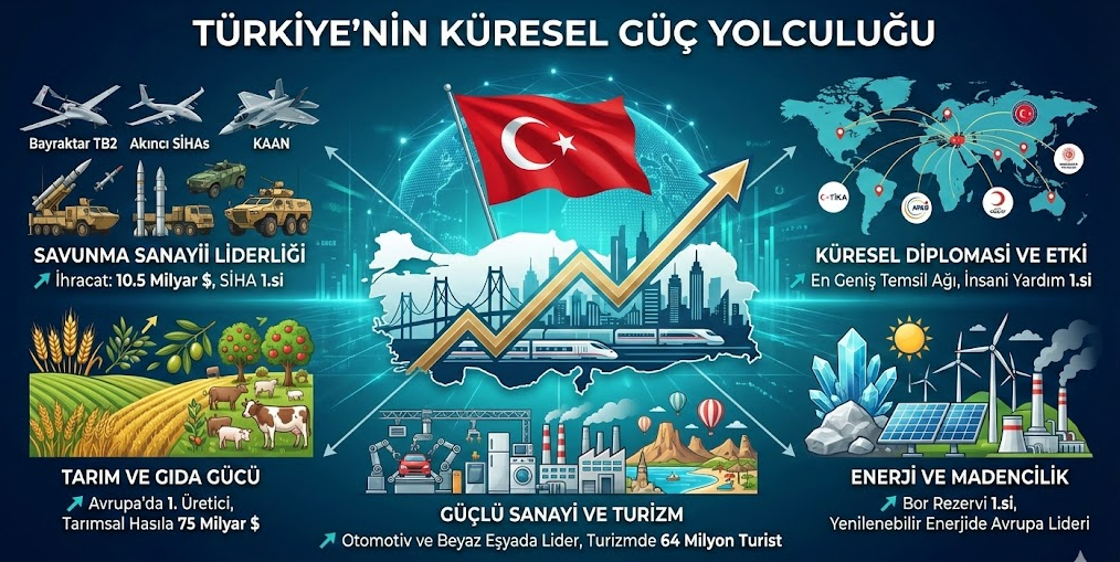 Türkiye'nin 20 Yıllık Dev Sıçraması: Rakamlarla Yeni Türkiye’nin Küresel Gücü