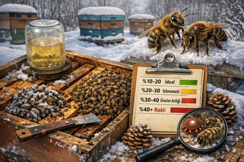 Arıcılıkta Damızlık Seçimi: Kış Nüfus Kaybı Kaç Olmalı?