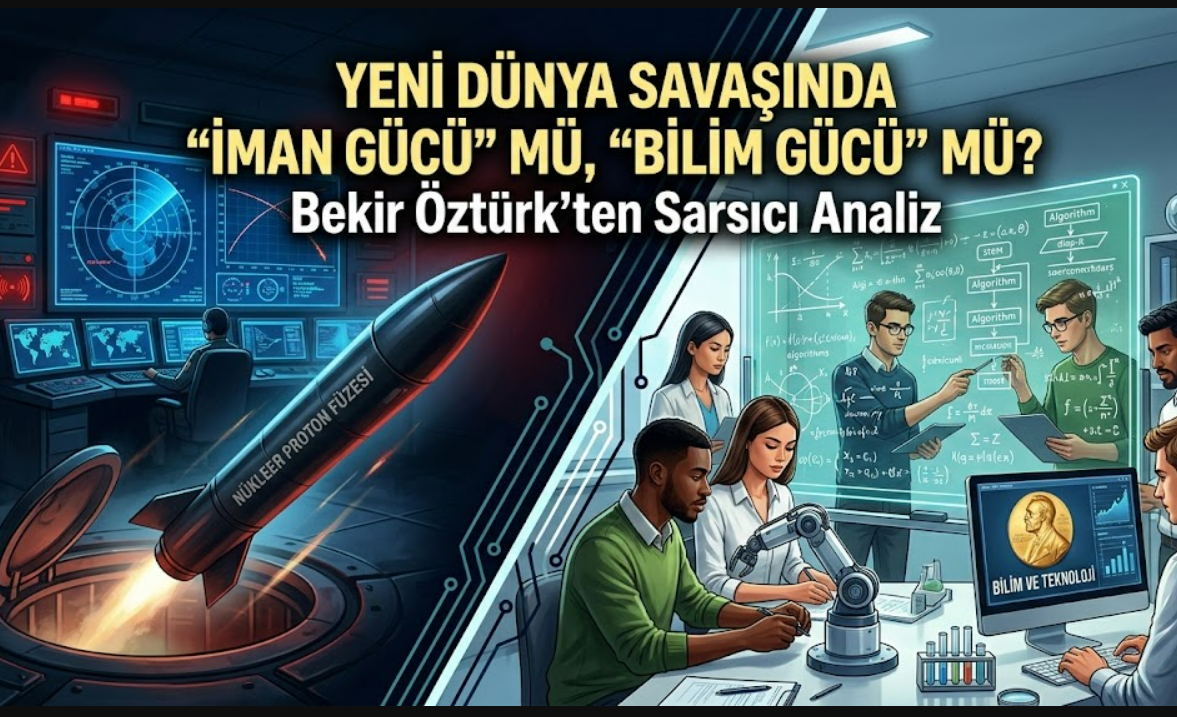 Yeni Dünya Savaşında "İman Gücü" Mü, "Bilim Gücü" Mü? Bekir Öztürk’ten Sarsıcı Analiz