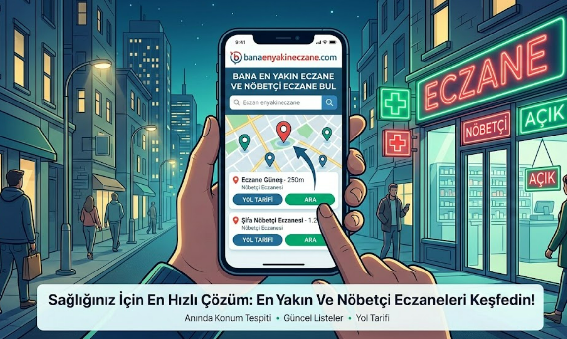 Acil Durumlarda Vakit Kaybetmeyin: En Yakın Nöbetçi Eczane Bir Tık Uzağınızda!