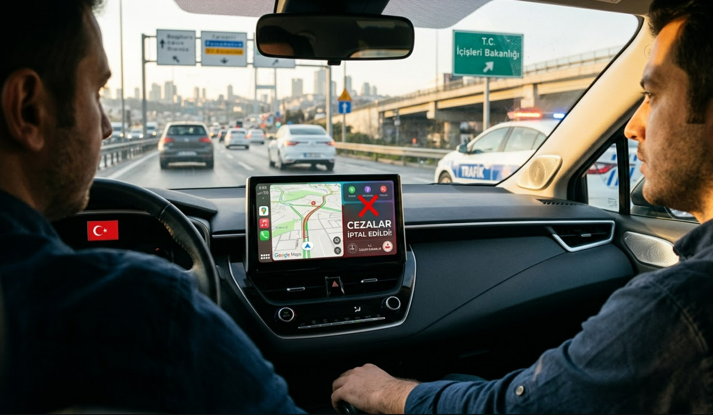 Araç İçi Ekran ve Ses Sistemi Denetimlerinde Yeni Karar: Cezalar İptal Edildi!