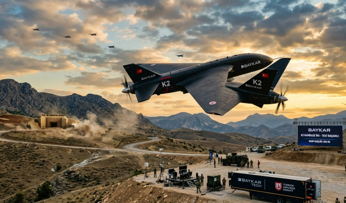 Türk Savunma Sanayiinde Devrim: Baykar K2 Kamikaze İHA Testleri Tamamladı!