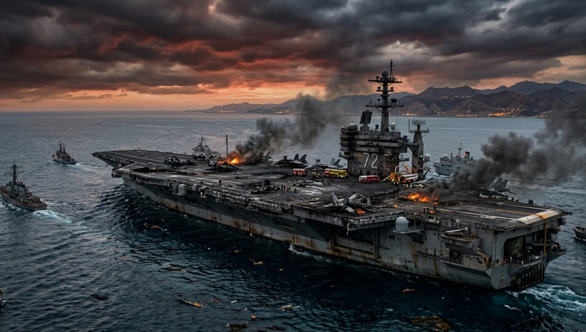 Efsane Çöktü: USS Abraham Lincoln Basra’dan "Hurda" Olarak mı Dönüyor?