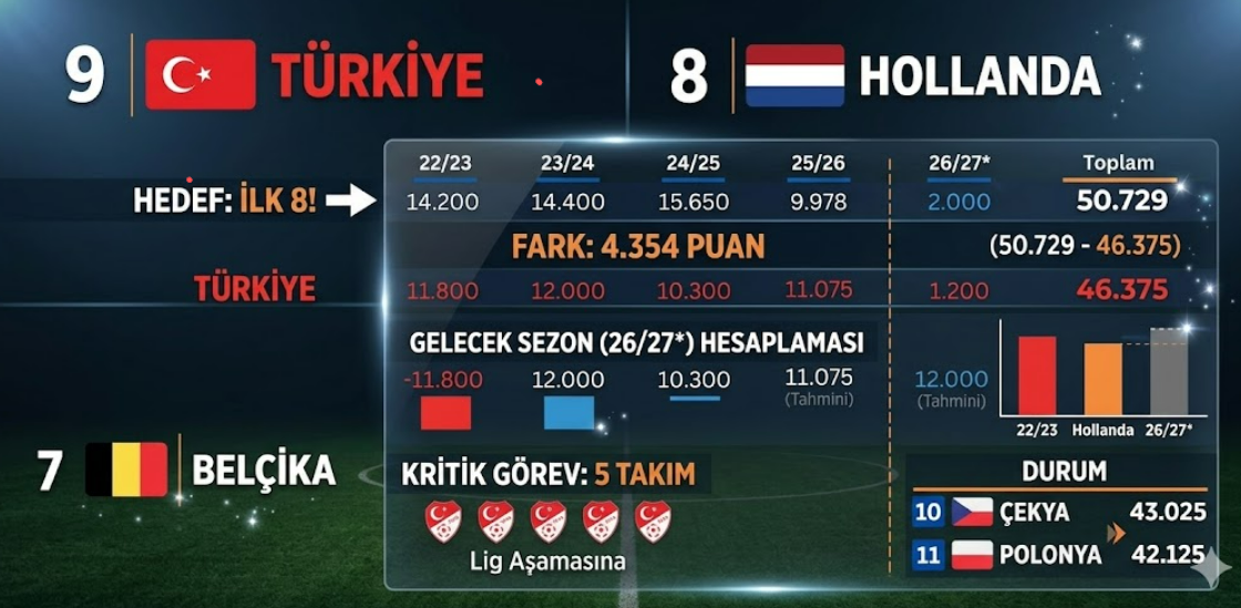 Avrupa'da Yeni Hedef İlk 8: Türkiye 2026/27 Sezonuna İddialı Başlıyor!