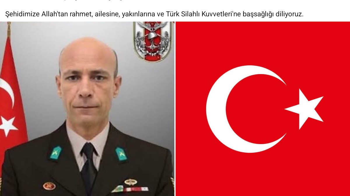 Fırat Kalkanı Bölgesi'nden Acı Haber: Piyade Astsubay Kıdemli Başçavuş Kenan Şahin Şehit Oldu