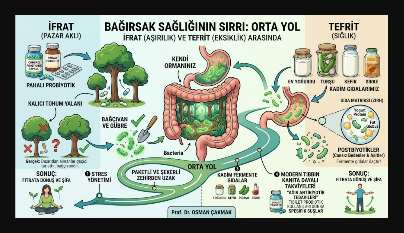 Bağırsak Sağlığında Büyük Yanılgı: Ev Yoğurdu mu Yoksa Probiyotik Haplar mı? Prof. Dr. Osman Çakmak Açıkladı