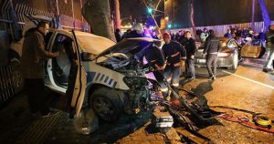 Şehit Olan Polisin Eşi Son Kez Eşine Asker Selamı Vererek Uğurladı