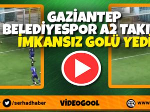 Gaziantep Büyükşehir Belediyespor A2 takımının yediği akıl almaz penaltı golü